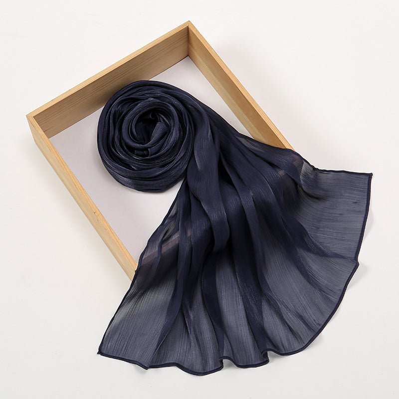 Lightweight Crepe Satin Scarf Elegance Hijab (MH160) - Mariam's Collection