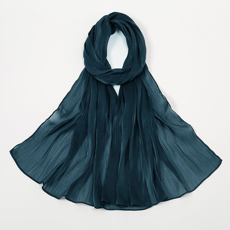 Lightweight Crepe Satin Scarf Elegance Hijab (MH160) - Mariam's Collection