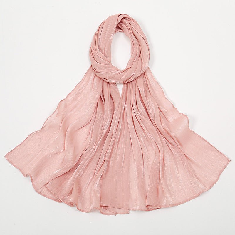 Lightweight Crepe Satin Scarf Elegance Hijab (MH160) - Mariam's Collection