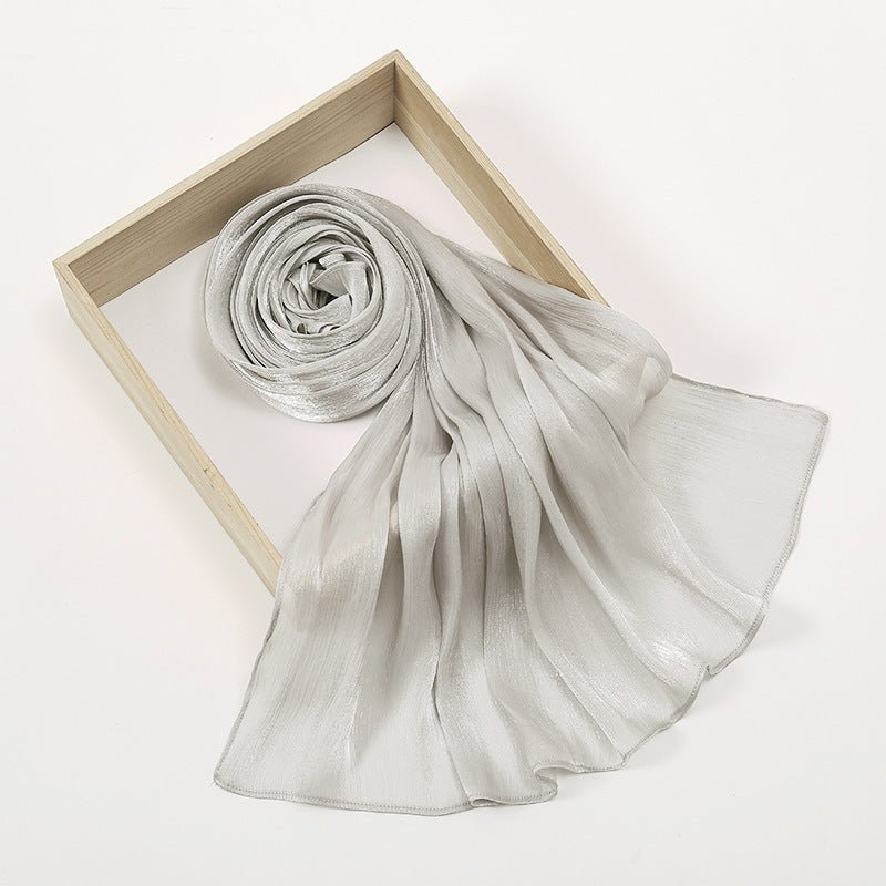 Lightweight Crepe Satin Scarf Elegance Hijab (MH160) - Mariam's Collection