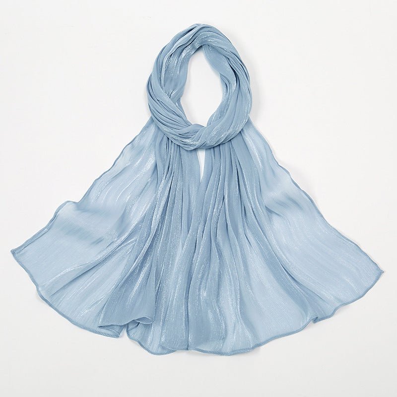 Lightweight Crepe Satin Scarf Elegance Hijab (MH160) - Mariam's Collection