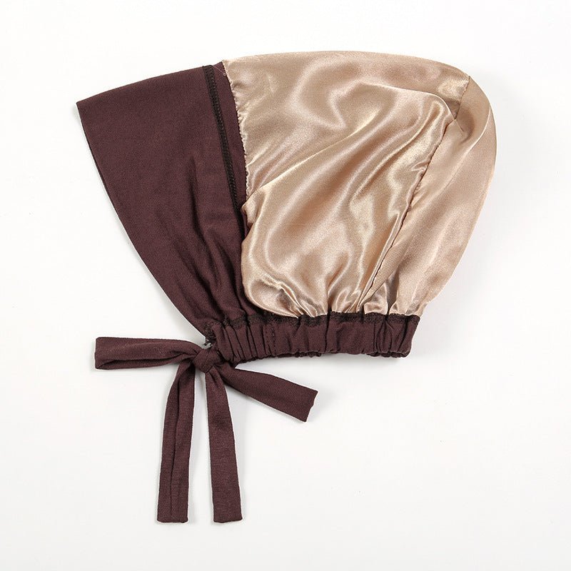Lightweight Double Layered Satin - lined Undercap for Hijab - Comfortable and Breathable (MH023) - Mariam's Collection