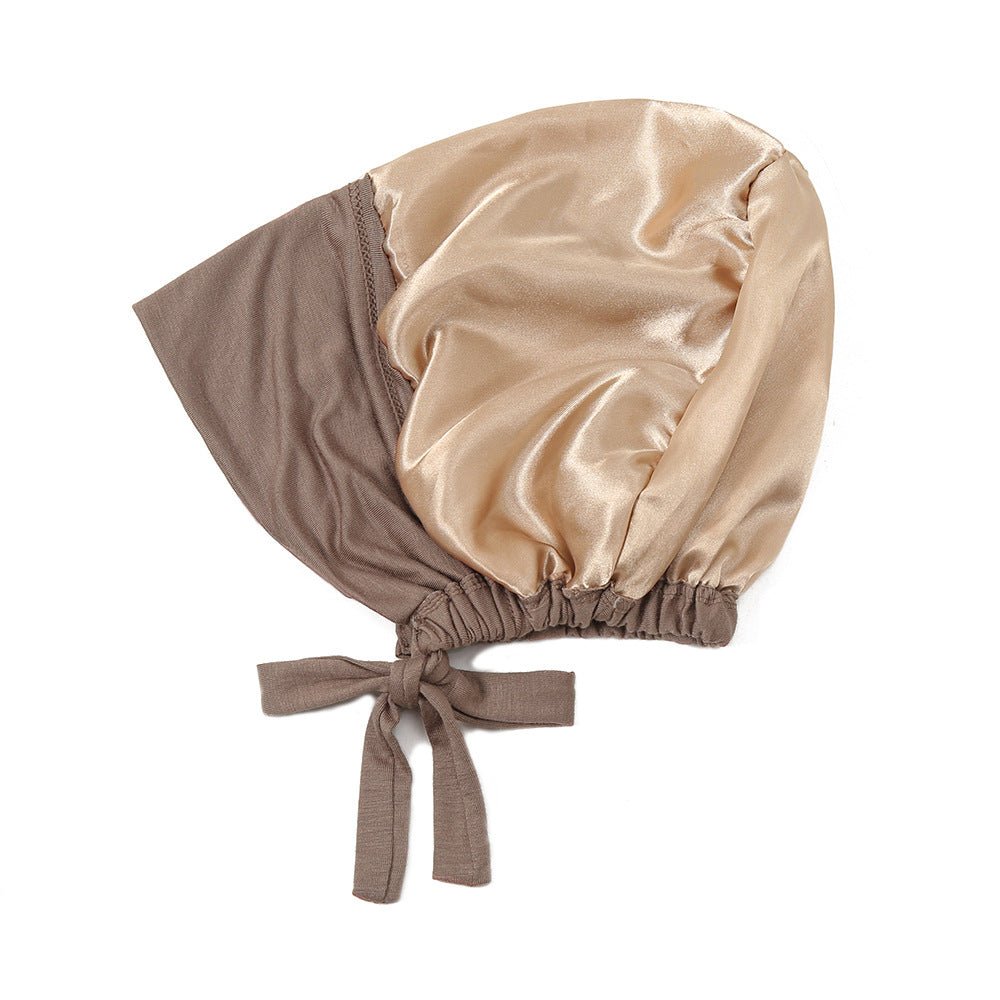 Lightweight Double Layered Satin - lined Undercap for Hijab - Comfortable and Breathable (MH023) - Mariam's Collection