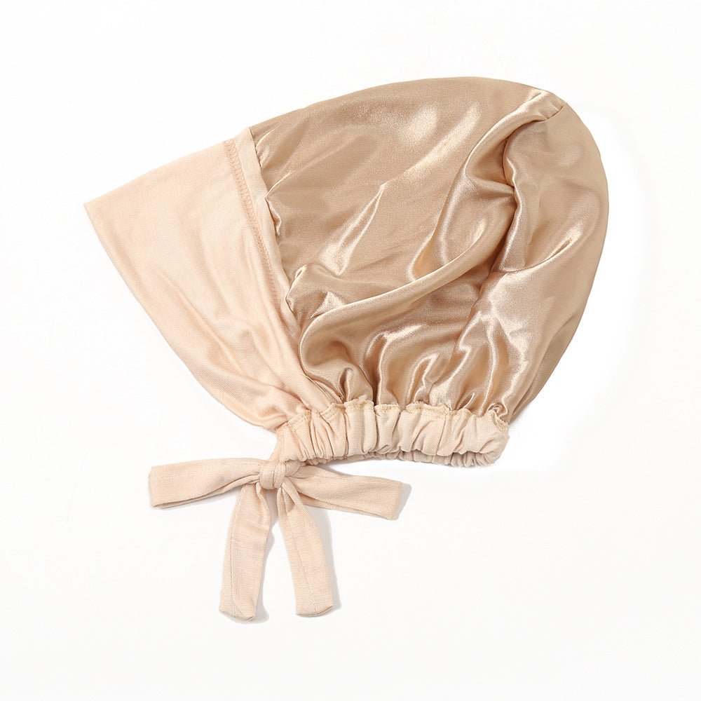 Lightweight Double Layered Satin - lined Undercap for Hijab - Comfortable and Breathable (MH023) - Mariam's Collection