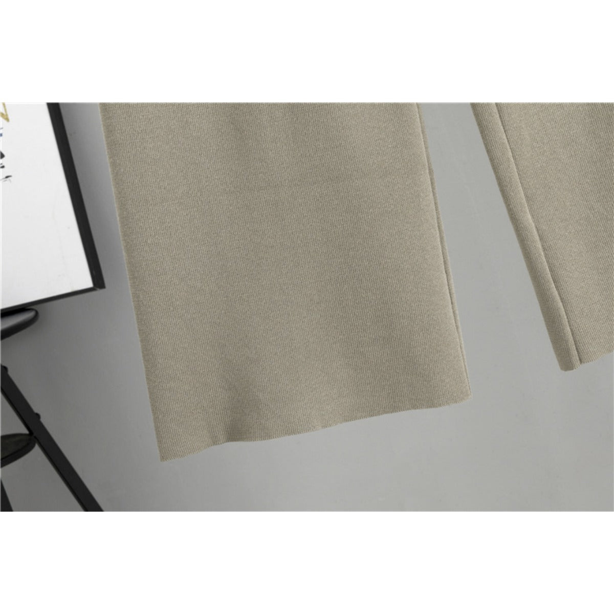 Luxury Knit Oversized Shawl Cardigan Three - Piece Set. (MS090) - Mariam's Collection