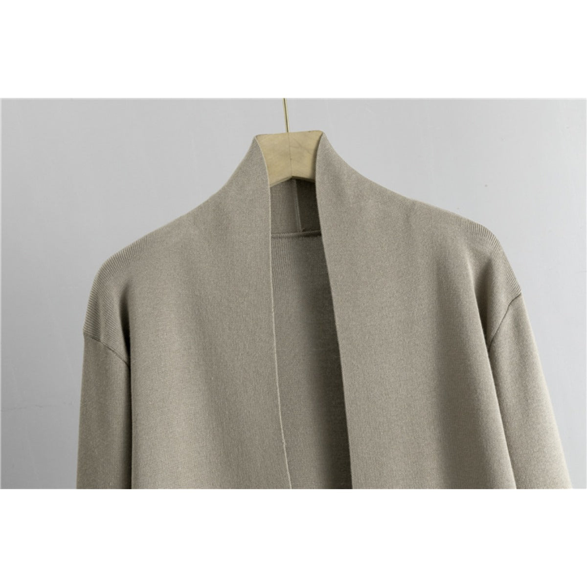 Luxury Knit Oversized Shawl Cardigan Three - Piece Set. (MS090) - Mariam's Collection