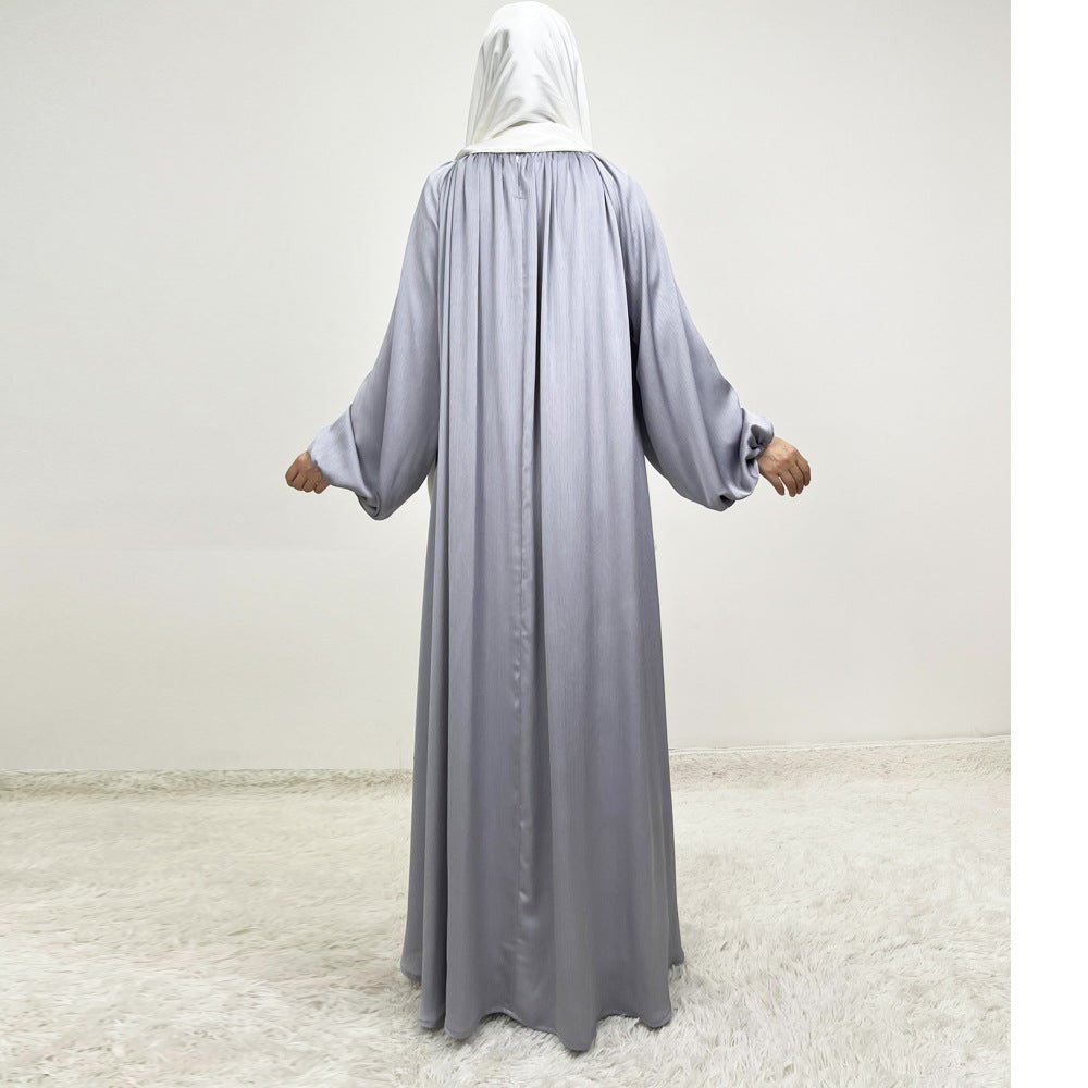 Luxury Lounge Lantern Sleeve Modest Swing Abaya. (MA168) - Mariam's Collection