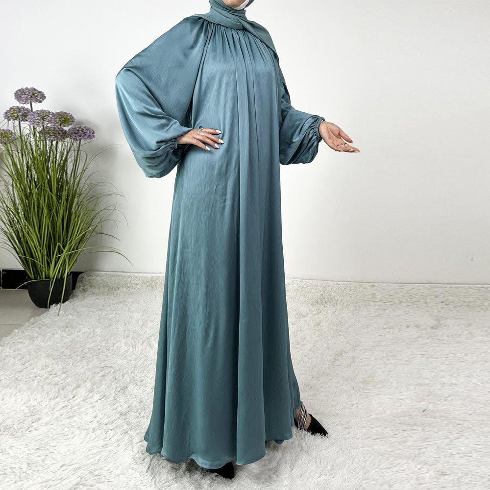 Luxury Lounge Lantern Sleeve Modest Swing Abaya. (MA168) - Mariam's Collection