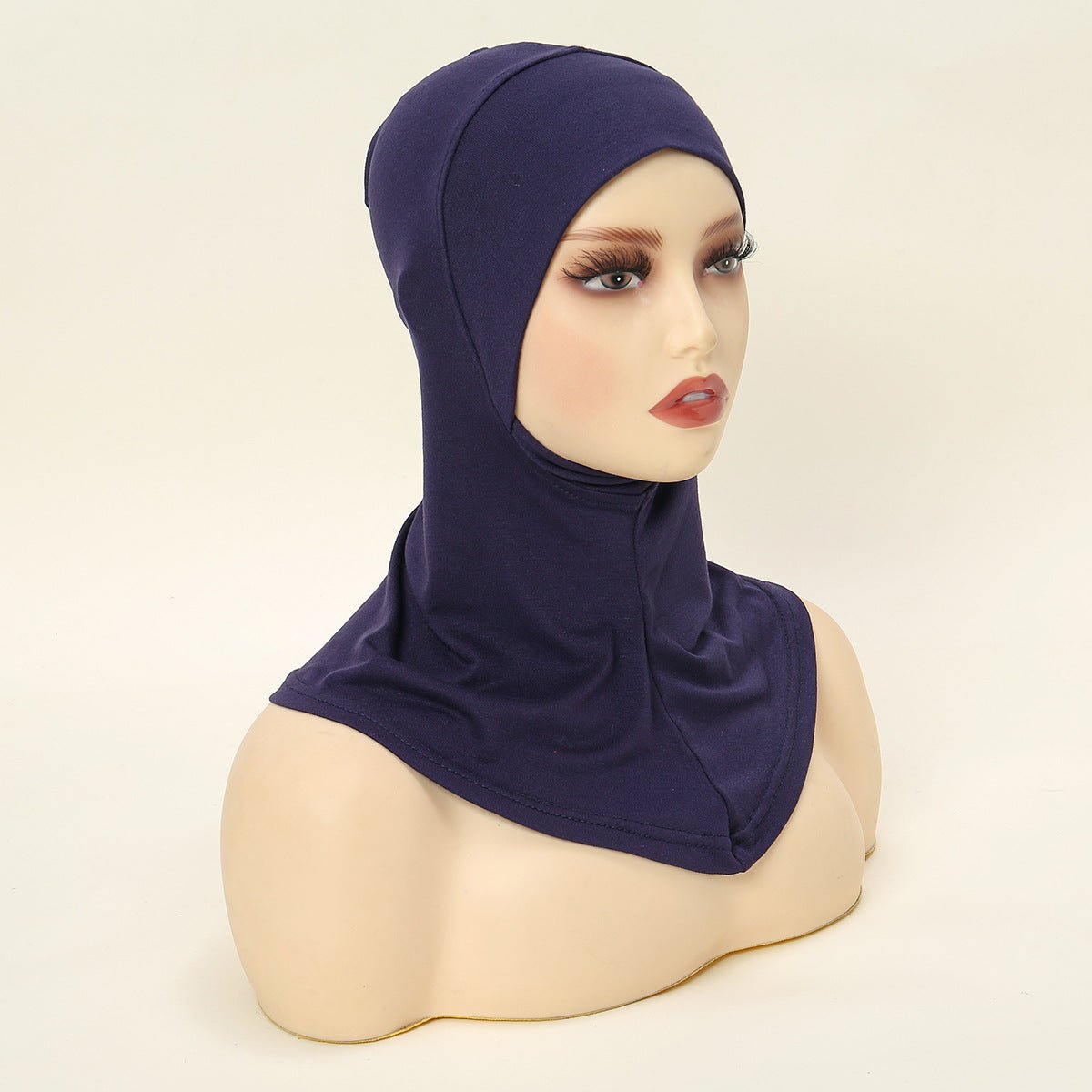 Luxury Single Layer Premium Mercerized Cotton Undercap Hijab Cap with Chin Coverage. (MH117) - Mariam's Collection