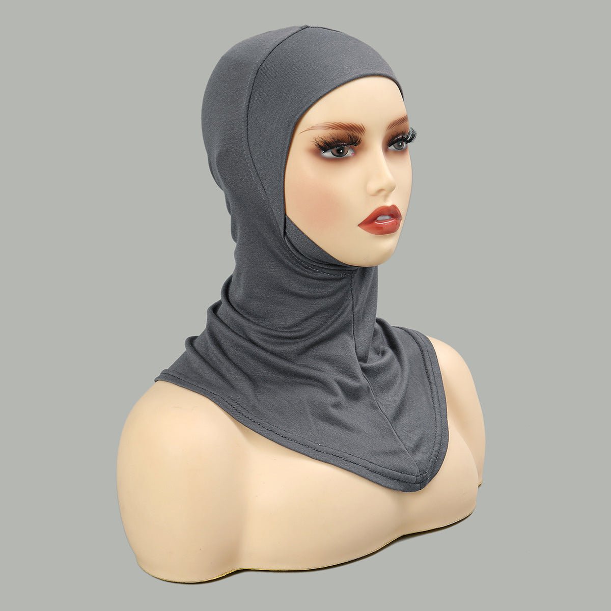 Luxury Single Layer Premium Mercerized Cotton Undercap Hijab Cap with Chin Coverage. (MH117) - Mariam's Collection