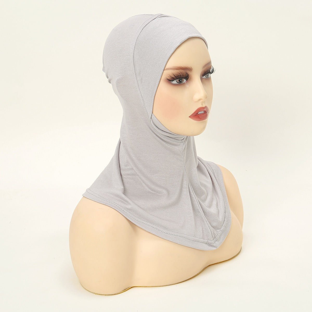 Luxury Single Layer Premium Mercerized Cotton Undercap Hijab Cap with Chin Coverage. (MH117) - Mariam's Collection