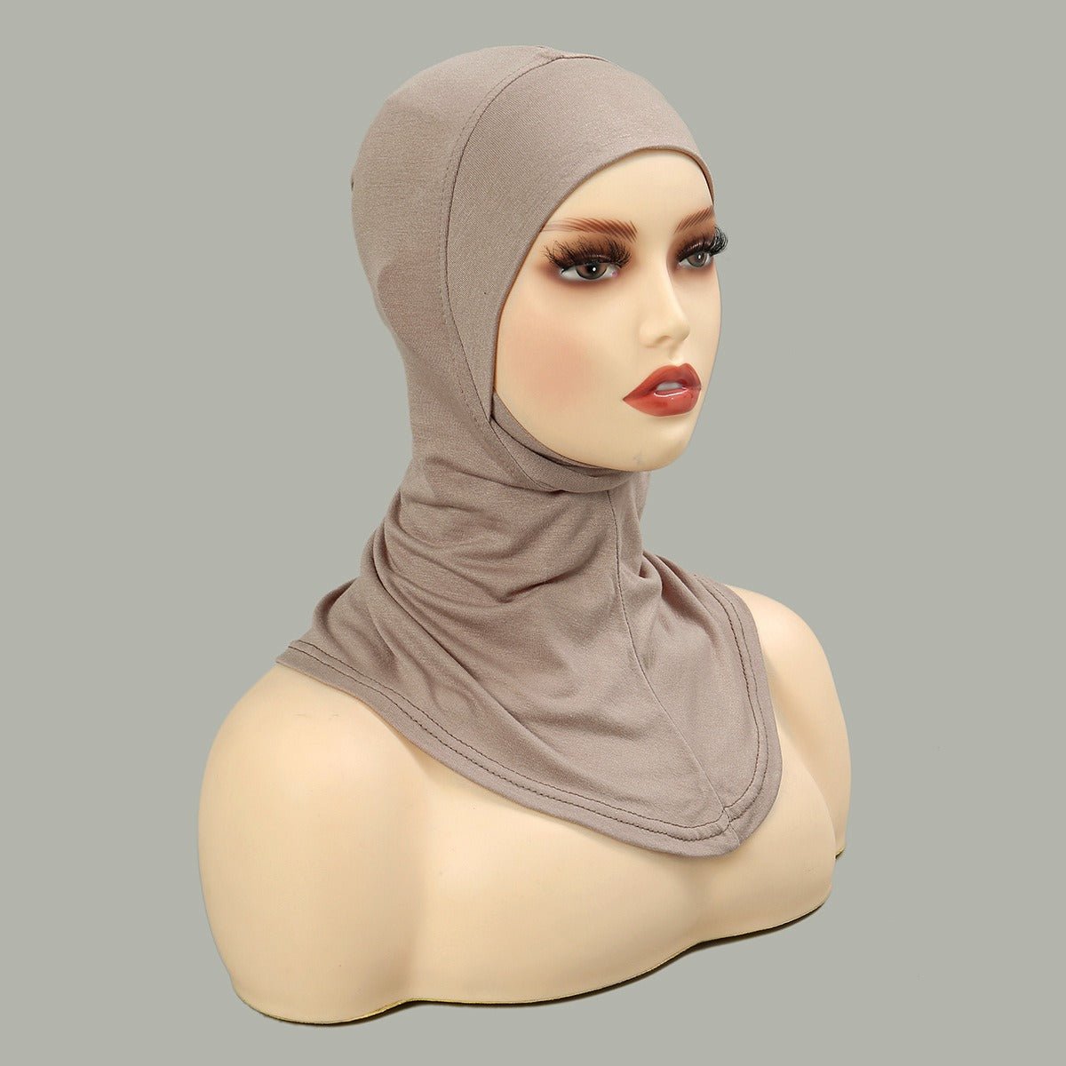 Luxury Single Layer Premium Mercerized Cotton Undercap Hijab Cap with Chin Coverage. (MH117) - Mariam's Collection