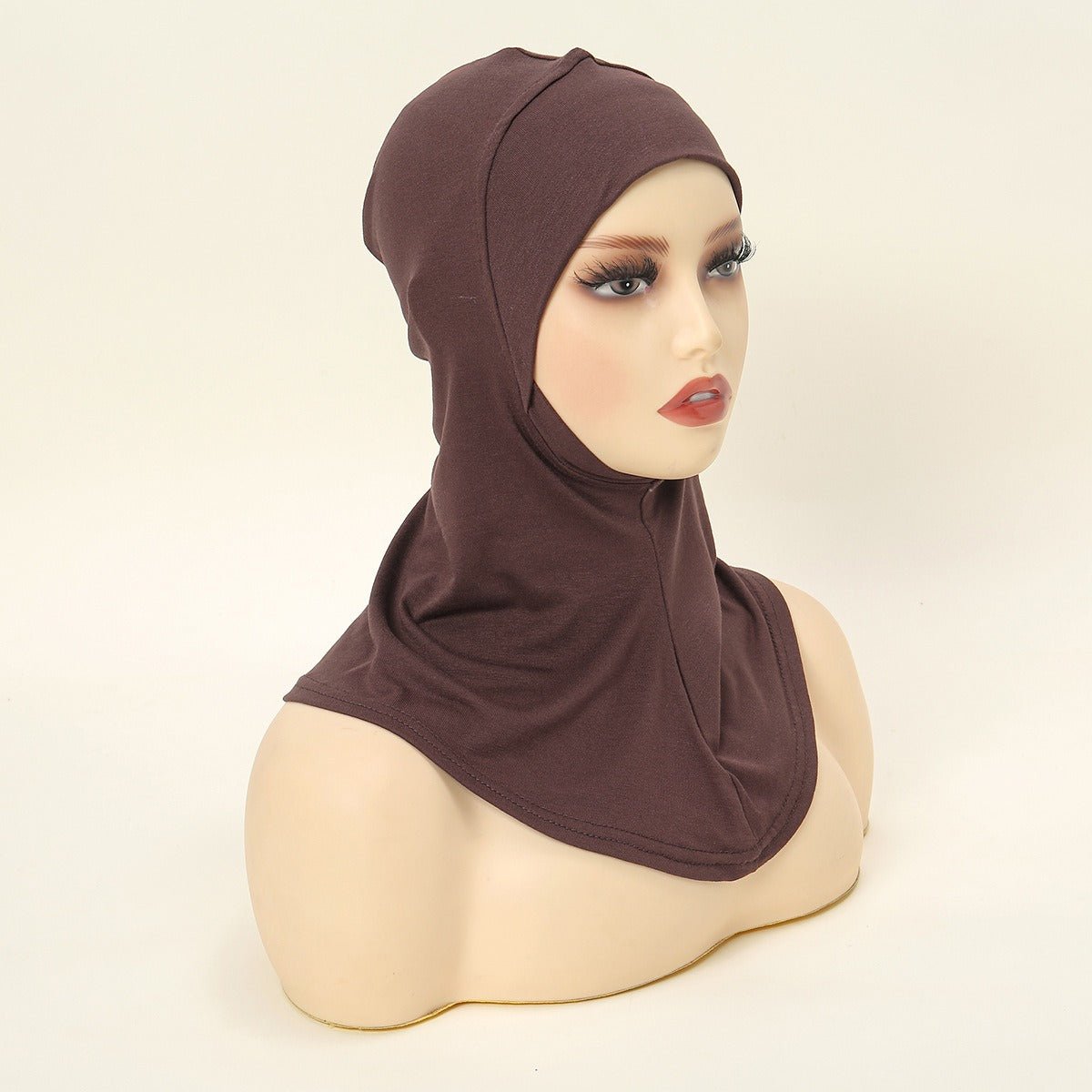 Luxury Single Layer Premium Mercerized Cotton Undercap Hijab Cap with Chin Coverage. (MH117) - Mariam's Collection