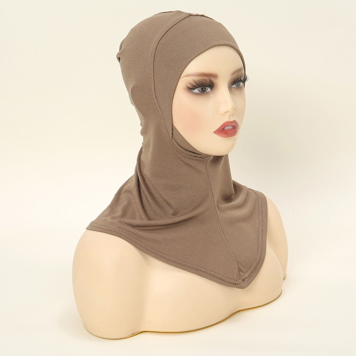 Luxury Single Layer Premium Mercerized Cotton Undercap Hijab Cap with Chin Coverage. (MH117) - Mariam's Collection