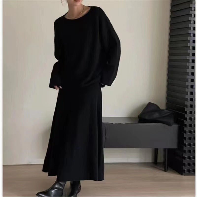 Luxury Soft Knit Sweater & Skirt Set | Autumn Winter Two - Piece Outfit(MS160) - Mariam's Collection