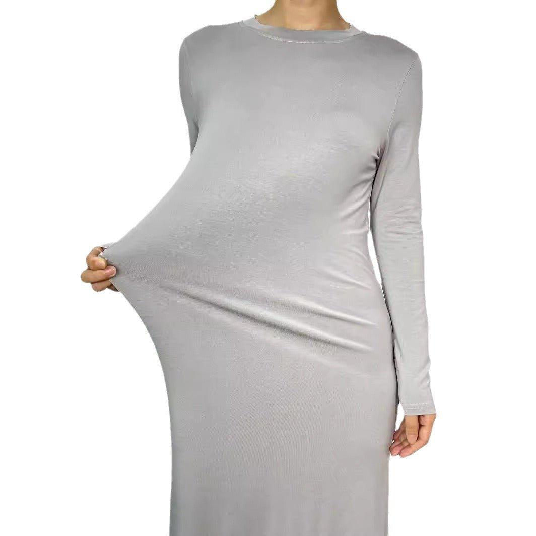 MA073 Long Sleeve Inner Dress - Mariam's Collection