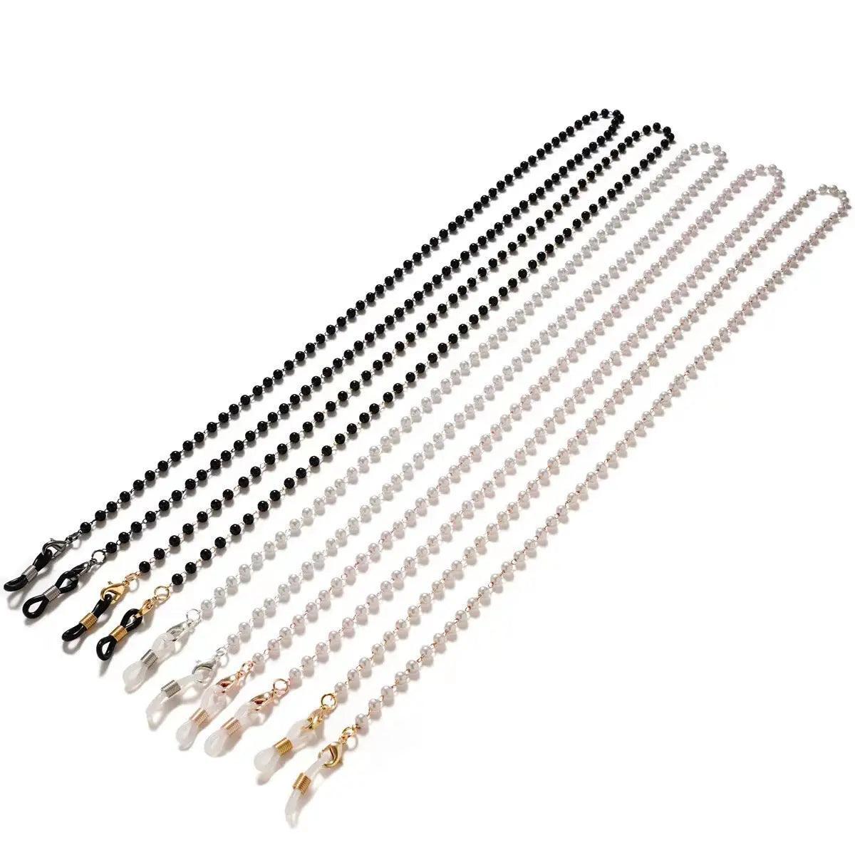 MAC006 Muslim hijab Mask Chain,Fashion Glasses Chain, pearl mask chain - Mariam's Collection