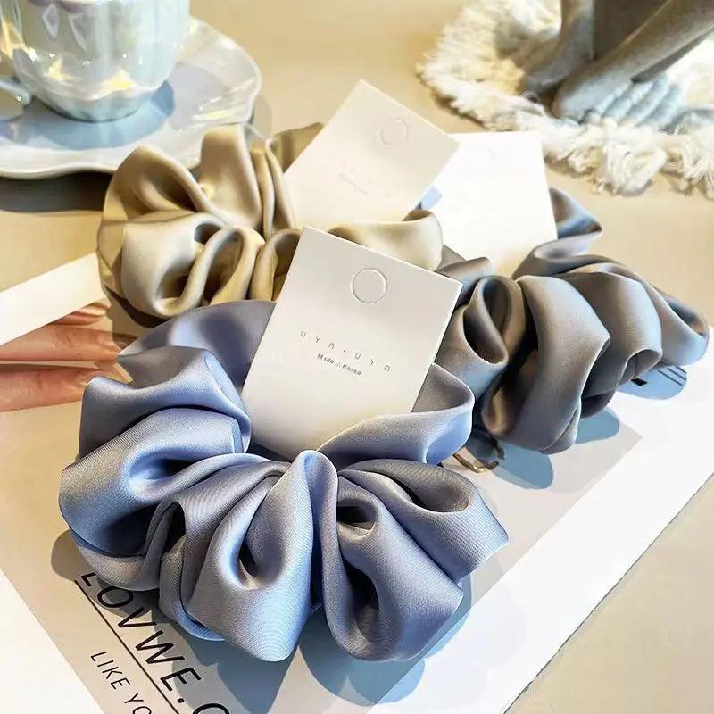 🎁 MAC011 hijab scrunchies,satin hair accessories (100% off) - Mariam's Collection