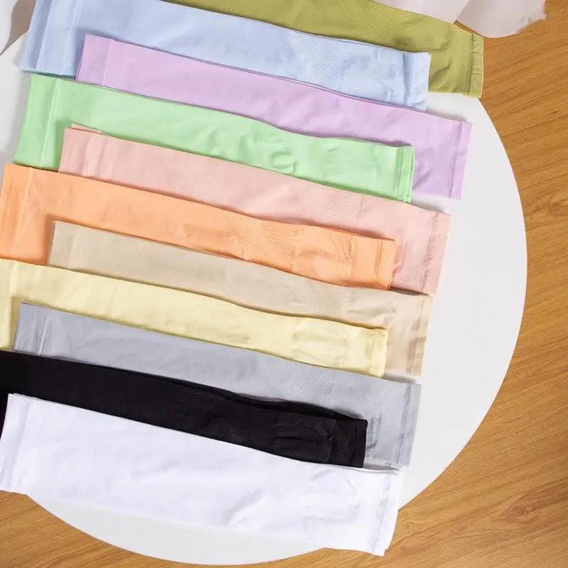 MAC021 Solid Color Sun-proof Handsocks - Mariam's Collection