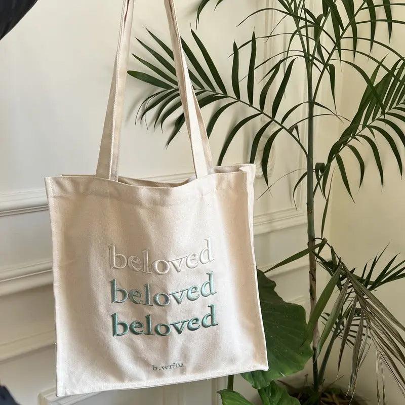 MAC024 Embroidered Tote Canva Bag - Mariam's Collection