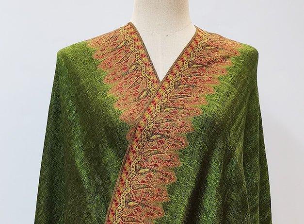 MAC044 Bohemian Style Multicolor Retro Jacquard Cashew Long Tassel Scarf - Mariam's Collection