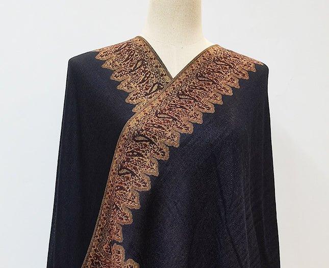 MAC044 Bohemian Style Multicolor Retro Jacquard Cashew Long Tassel Scarf - Mariam's Collection