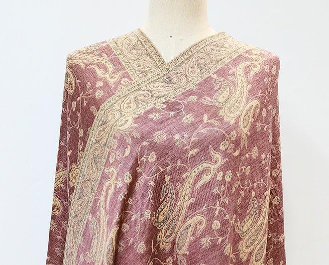 MAC044 Bohemian Style Multicolor Retro Jacquard Cashew Long Tassel Scarf - Mariam's Collection