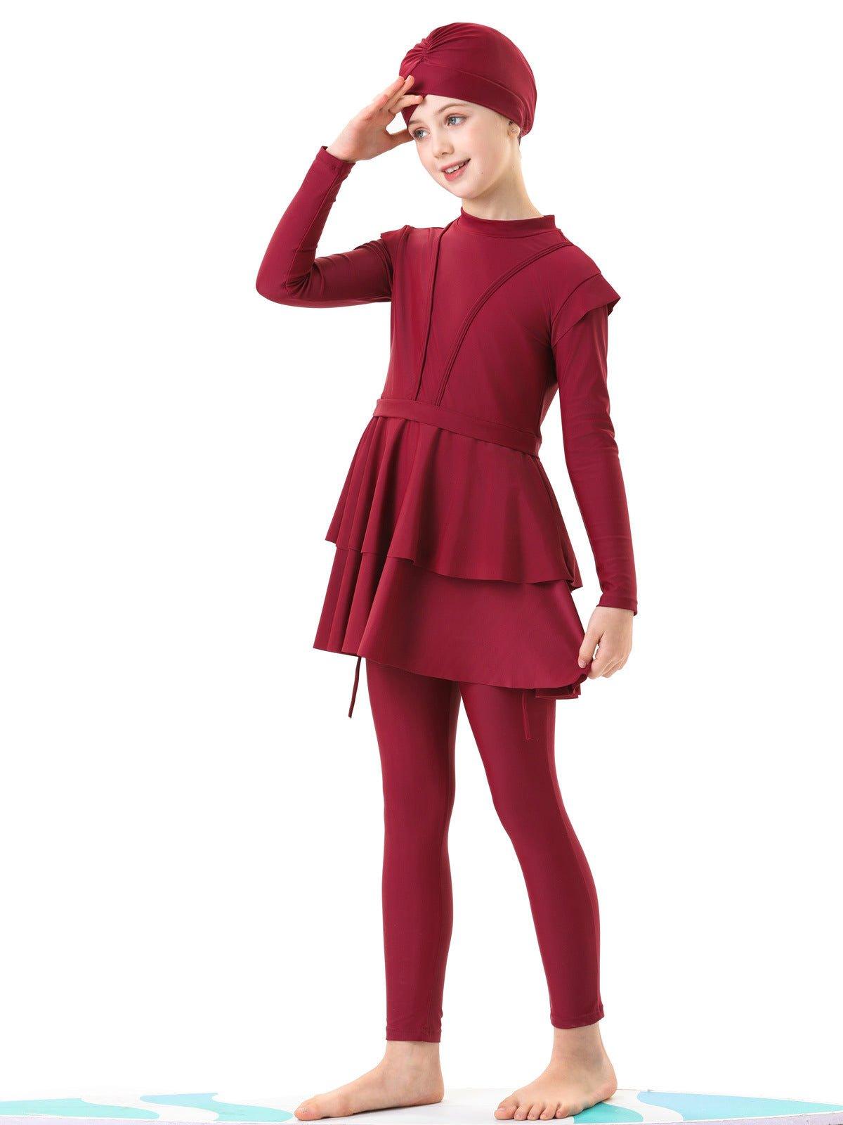 MB010 Children's Beach Conservative s's Swimsuit - Mariam's Collection