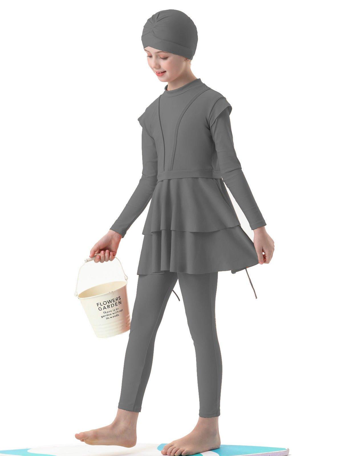 MB010 Children's Beach Conservative s's Swimsuit - Mariam's Collection