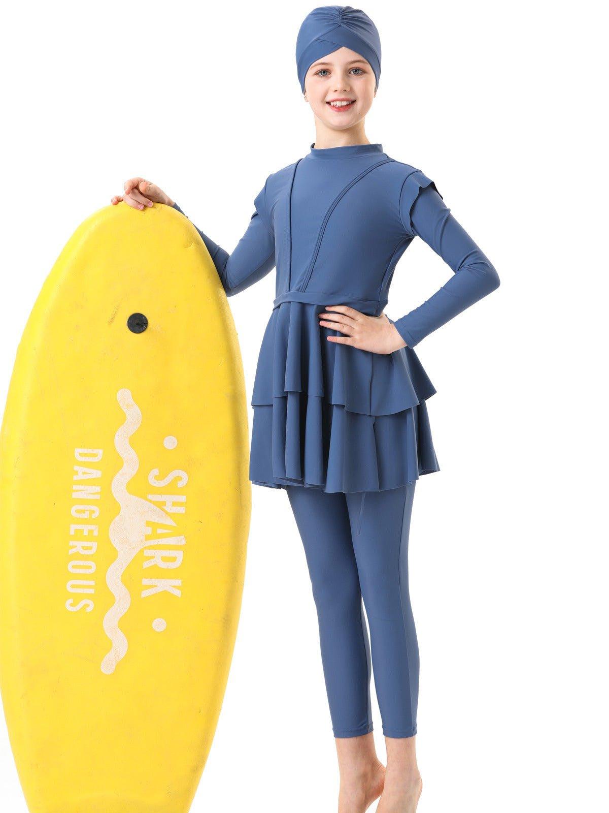 MB010 Children's Beach Conservative s's Swimsuit - Mariam's Collection