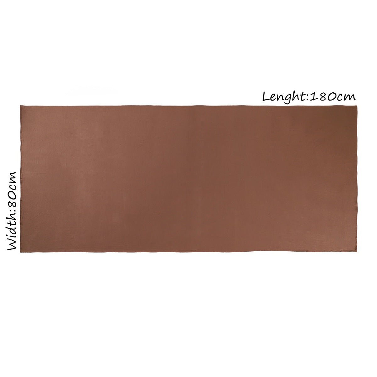 Mercerized Cotton Hijab Scarf - Breathable & Soft Modal Edge Wrap (MH121) - Mariam's Collection