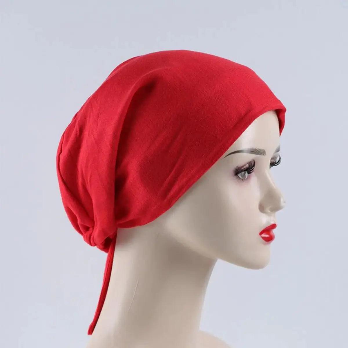 MH010 Double Layered Satin-lined Undercap - Mariam's Collection