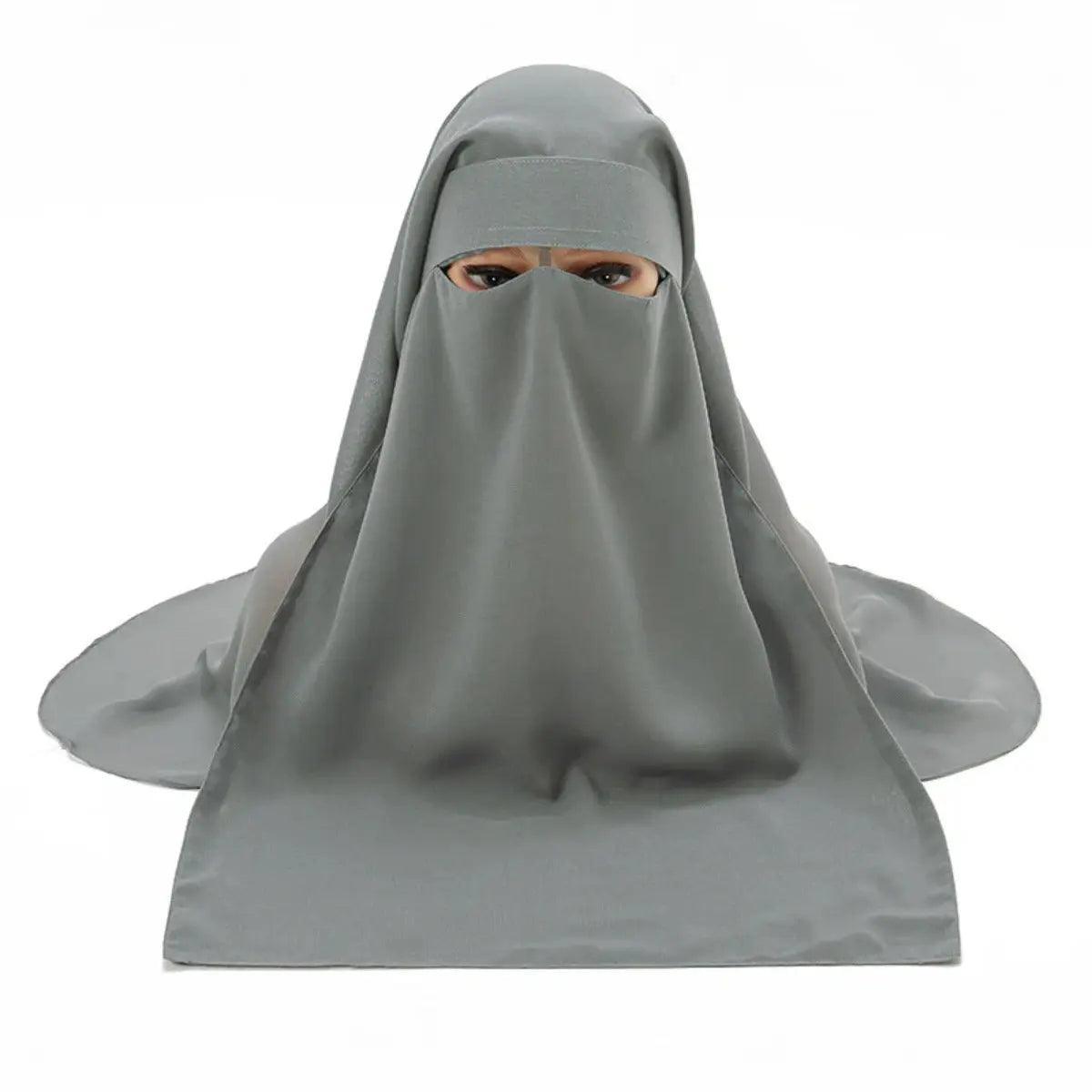 MH033 Face Veil Niqab Set - Mariam's Collection