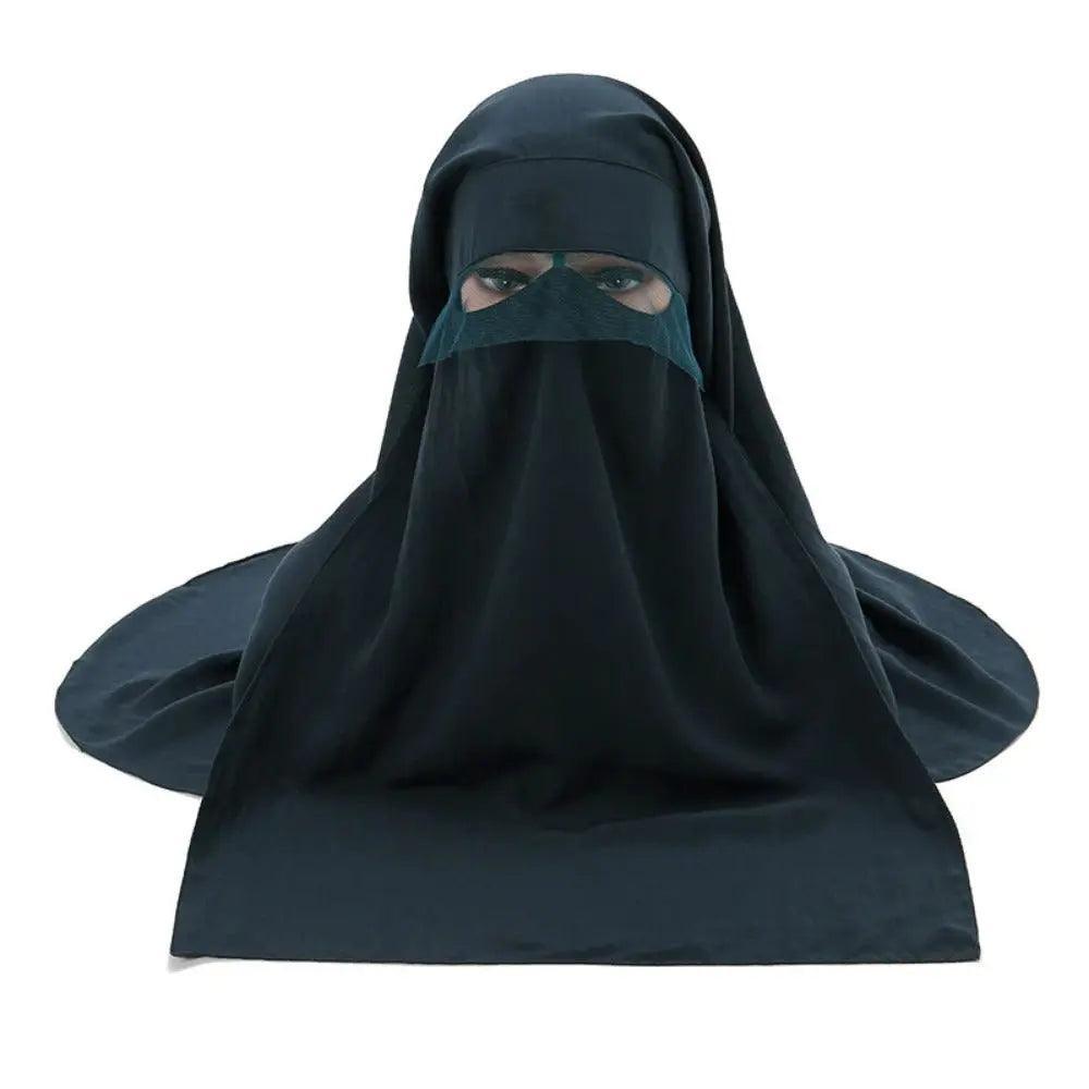 MH033 Face Veil Niqab Set - Mariam's Collection