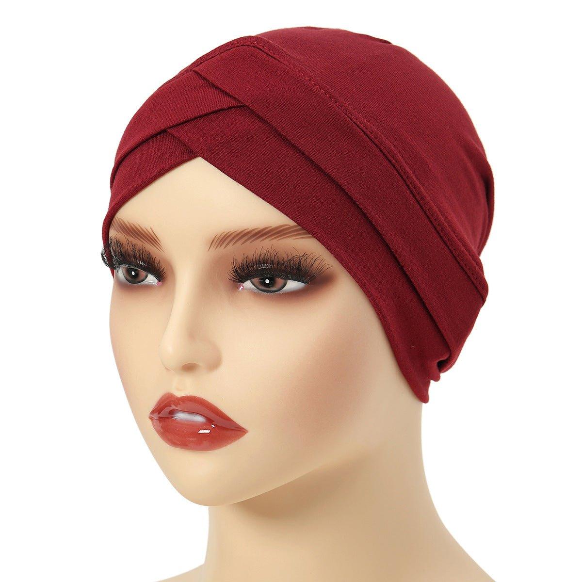 MH053 Soft Stylish Versatile Bottom Hat - Mariam's Collection