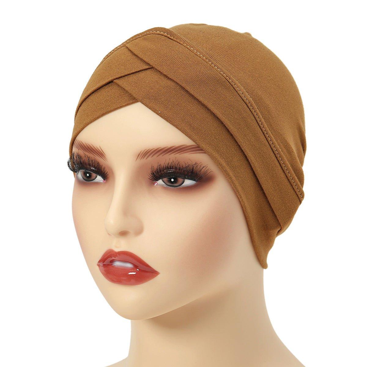 MH053 Soft Stylish Versatile Bottom Hat - Mariam's Collection