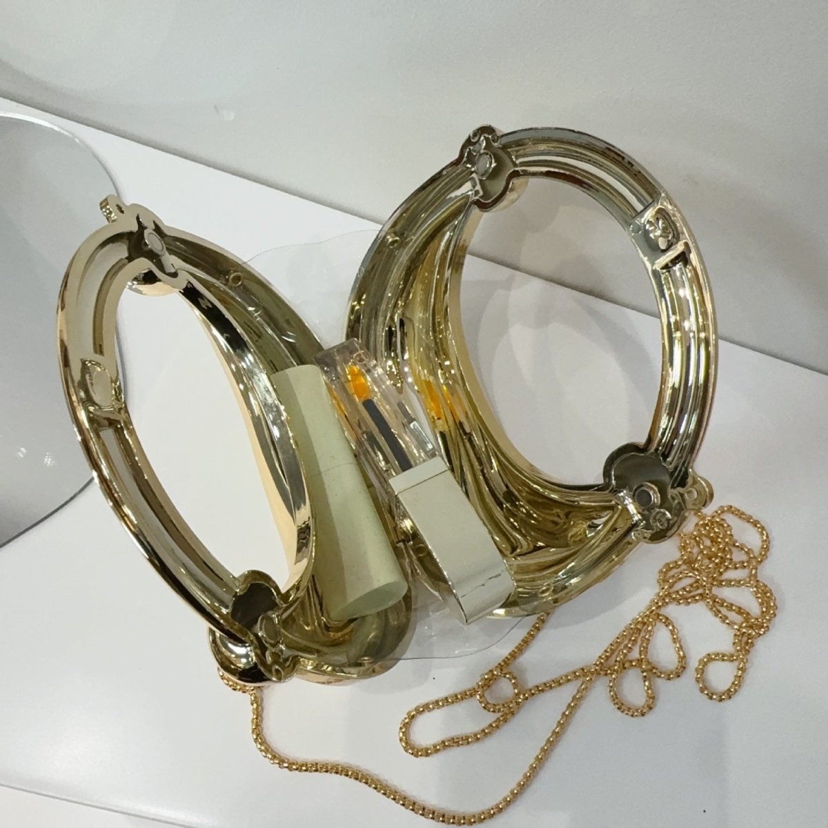 Mini Acrylic Crescent Bag Versatile Stylish Clutch Bag (MAC336) - Mariam's Collection