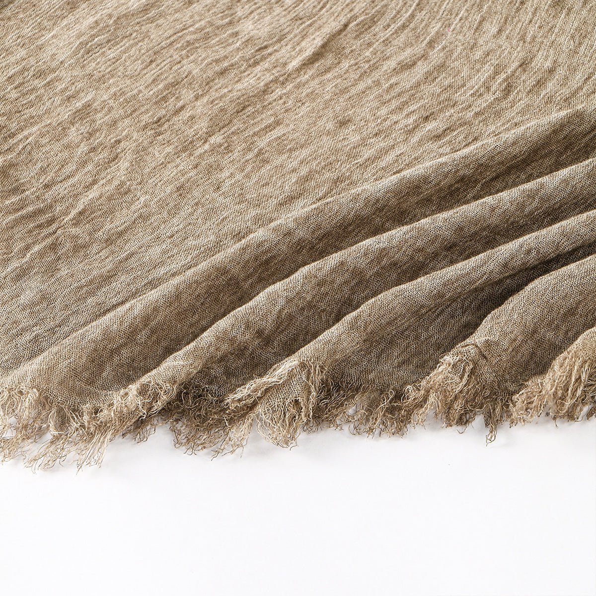 Minimalist Solid Color Pleated Hijab (MH184) - Mariam's Collection