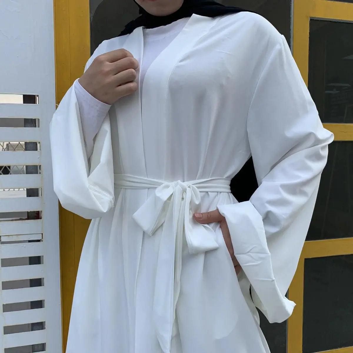 Basic Plain Open Abaya (MOA005)