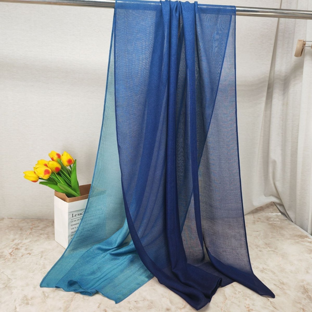 Modal Gradient Soft Hijab Color Transition Hijab (MH162) - Mariam's Collection