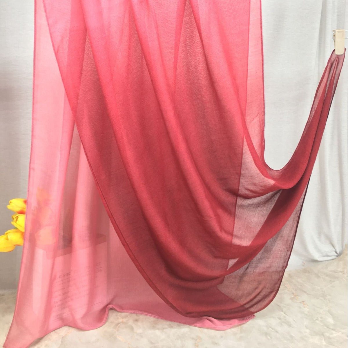 Modal Gradient Soft Hijab Color Transition Hijab (MH162) - Mariam's Collection