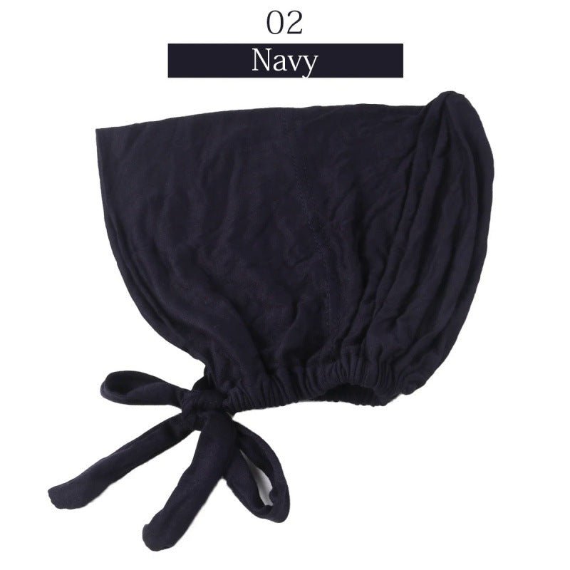 Modal Tie - Back Under Cap | Adjustable Hijab Bonnet(MH200) - Mariam's Collection
