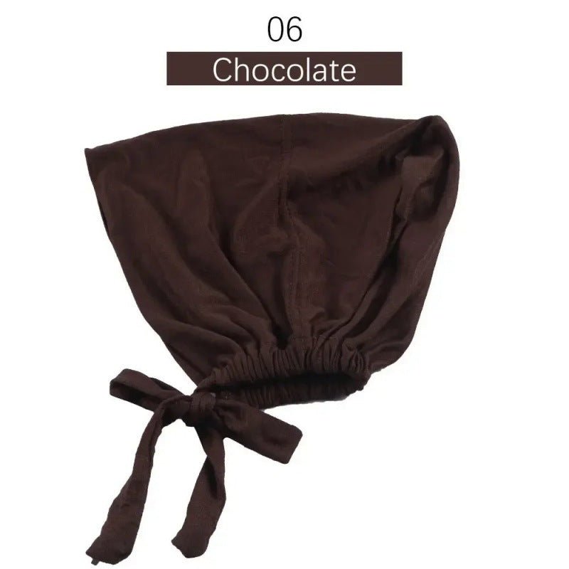 Modal Tie - Back Under Cap | Adjustable Hijab Bonnet(MH200) - Mariam's Collection