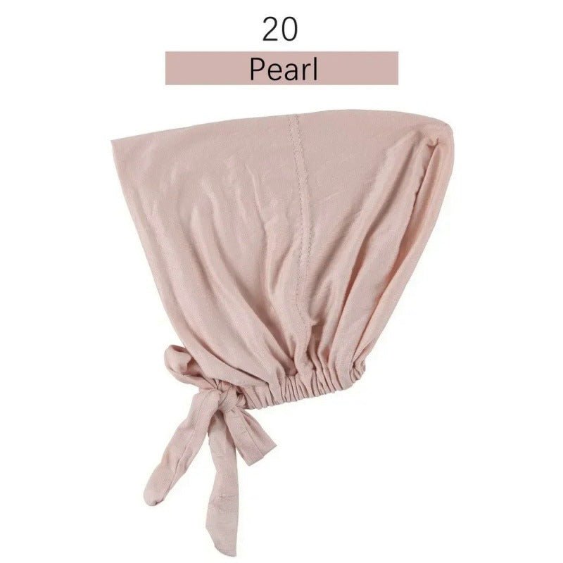 Modal Tie - Back Under Cap | Adjustable Hijab Bonnet(MH200) - Mariam's Collection