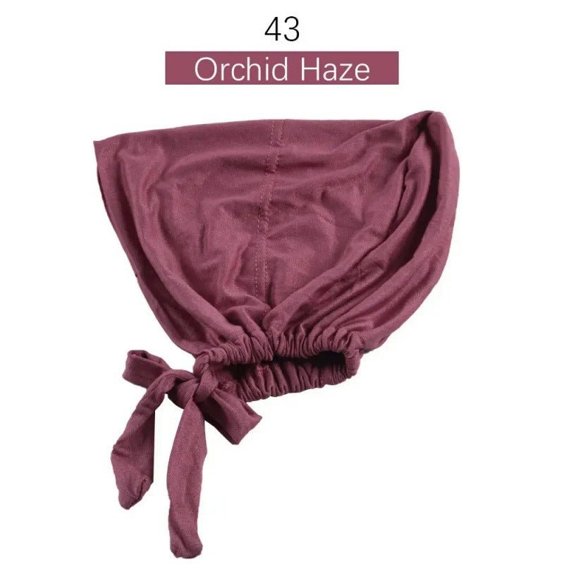 Modal Tie - Back Under Cap | Adjustable Hijab Bonnet(MH200) - Mariam's Collection