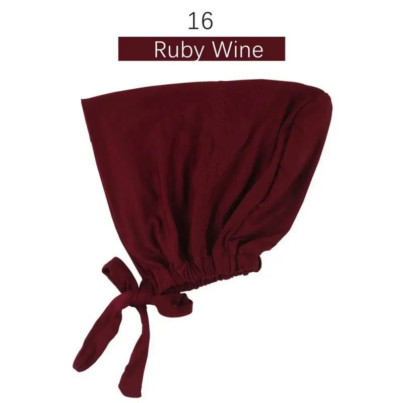 Modal Tie - Back Under Cap | Adjustable Hijab Bonnet(MH200) - Mariam's Collection