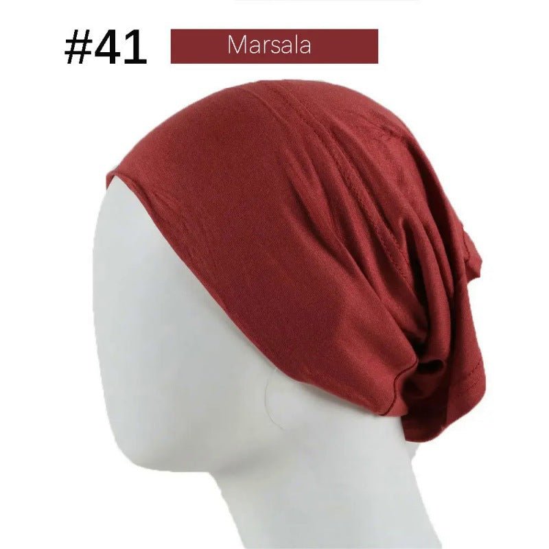 Modal Under Cap Hijab | Stretchy Tube Bonnet(MH198) - Mariam's Collection