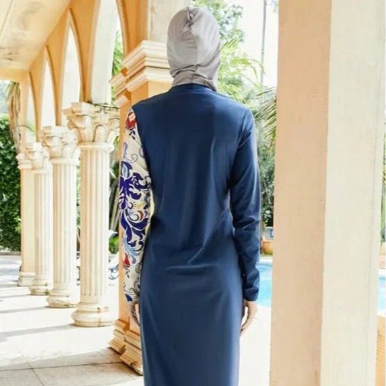 Modest Burkini Swimwear, Modest Swimwear for Muslim Women, Burkini With Hijab (MB018) - Mariam's Collection