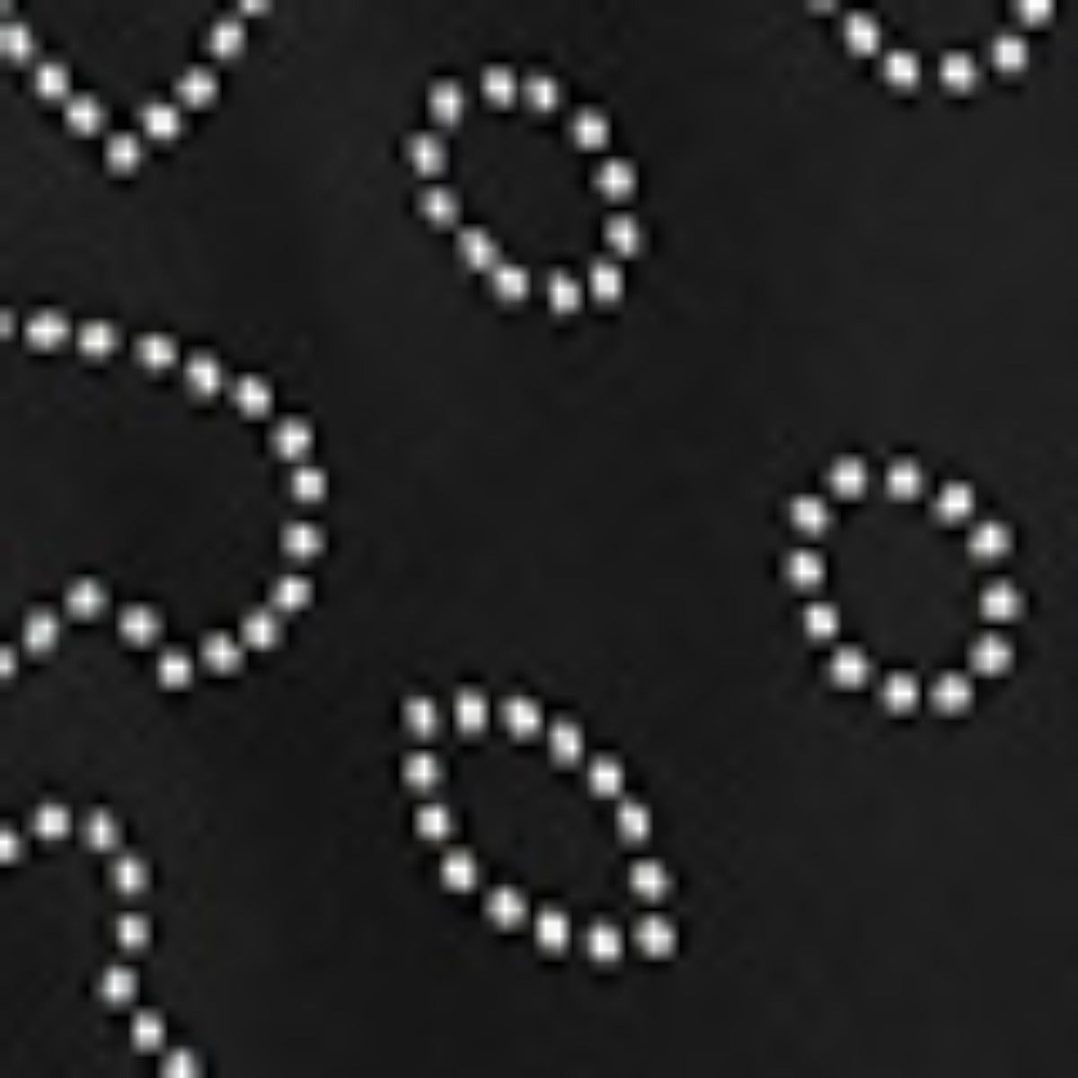 Modest Casual Black Diamond Embellished Loose Dress Abaya(MOA207) - Mariam's Collection