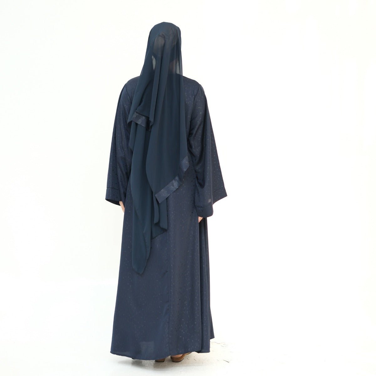 Modest Elegant Solid Color Abaya Robe with Wide Sleeves & Detachable Belt(MA279) - Mariam's Collection